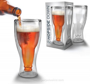 Hopside Down Glass
